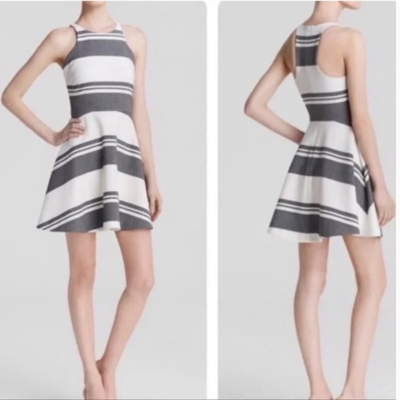 NWOT Elizabeth And James Magdalena Stripe Dress - Picture 3 of 8